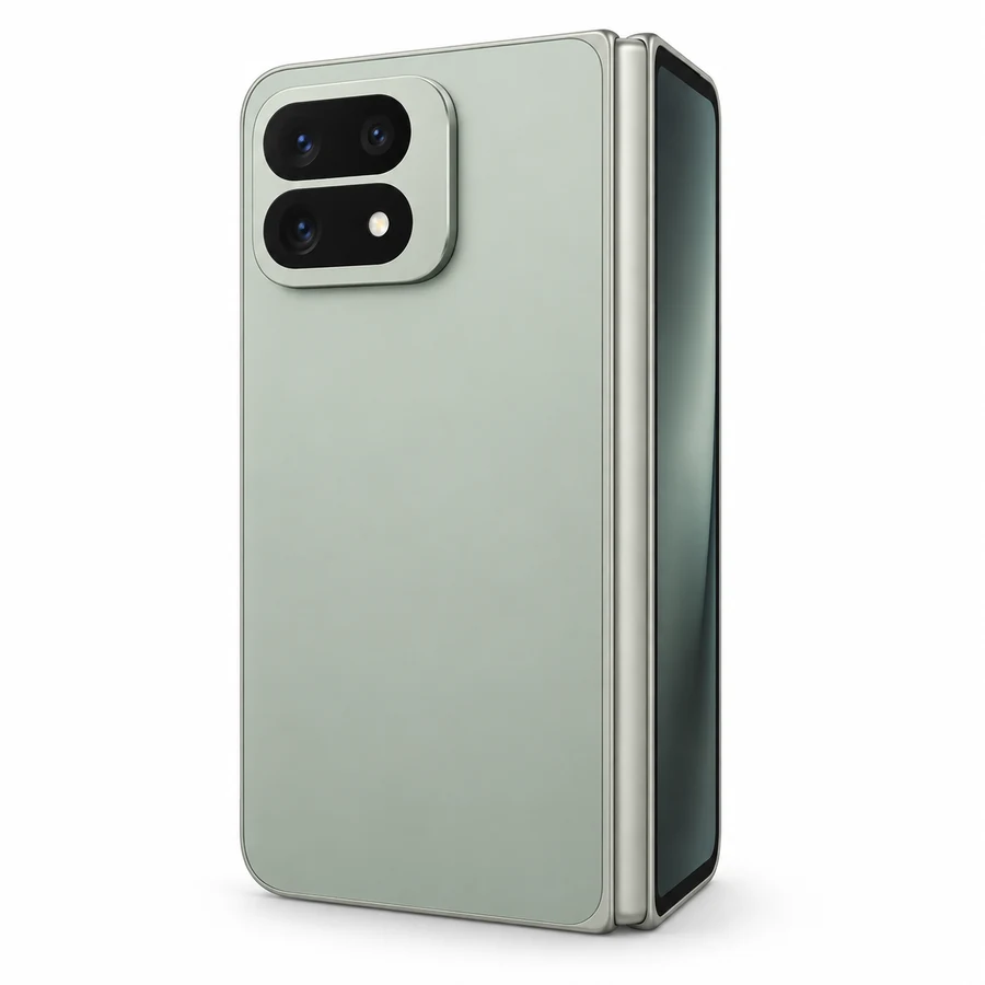 Gestileerde illustratie van Google Pixel 10 Pro Fold