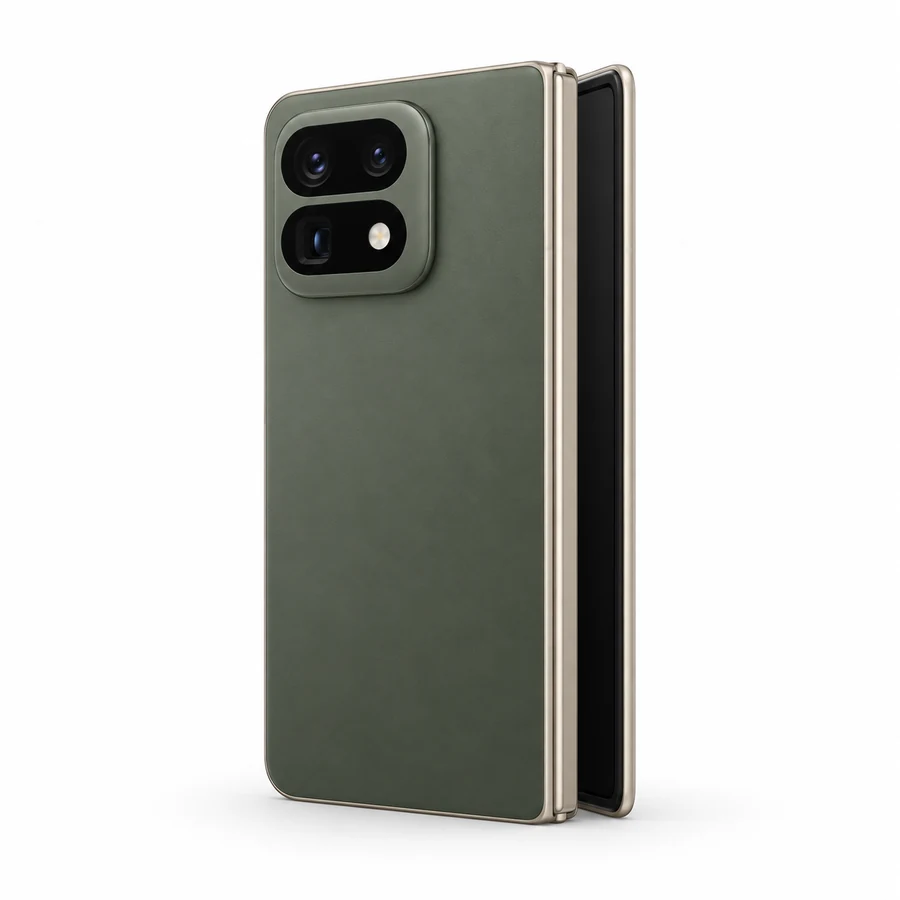 Gestileerde illustratie van Google Pixel 11 Pro Fold