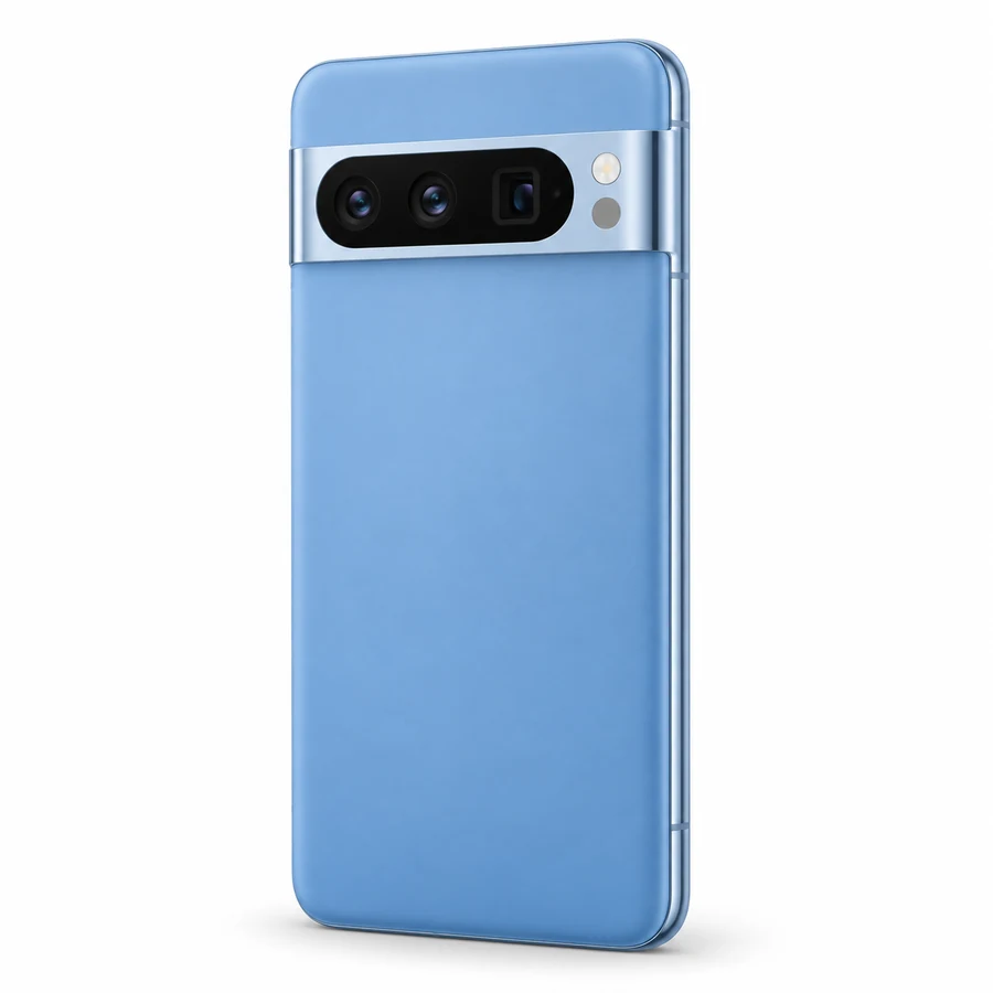 Gestileerde illustratie van Google Pixel 8 Pro