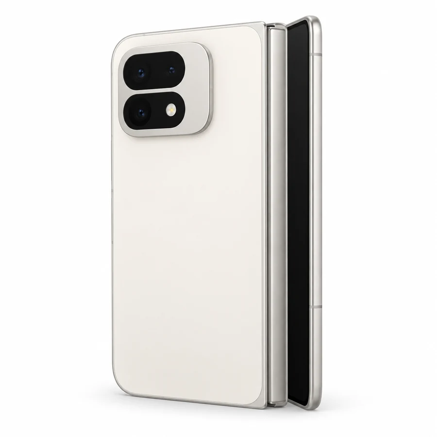 Gestileerde illustratie van Google Pixel 9 Pro Fold