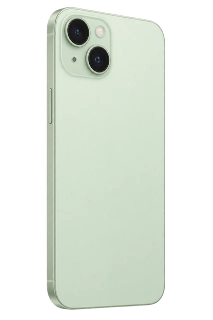 Gestileerde illustratie van iPhone 15 Plus
