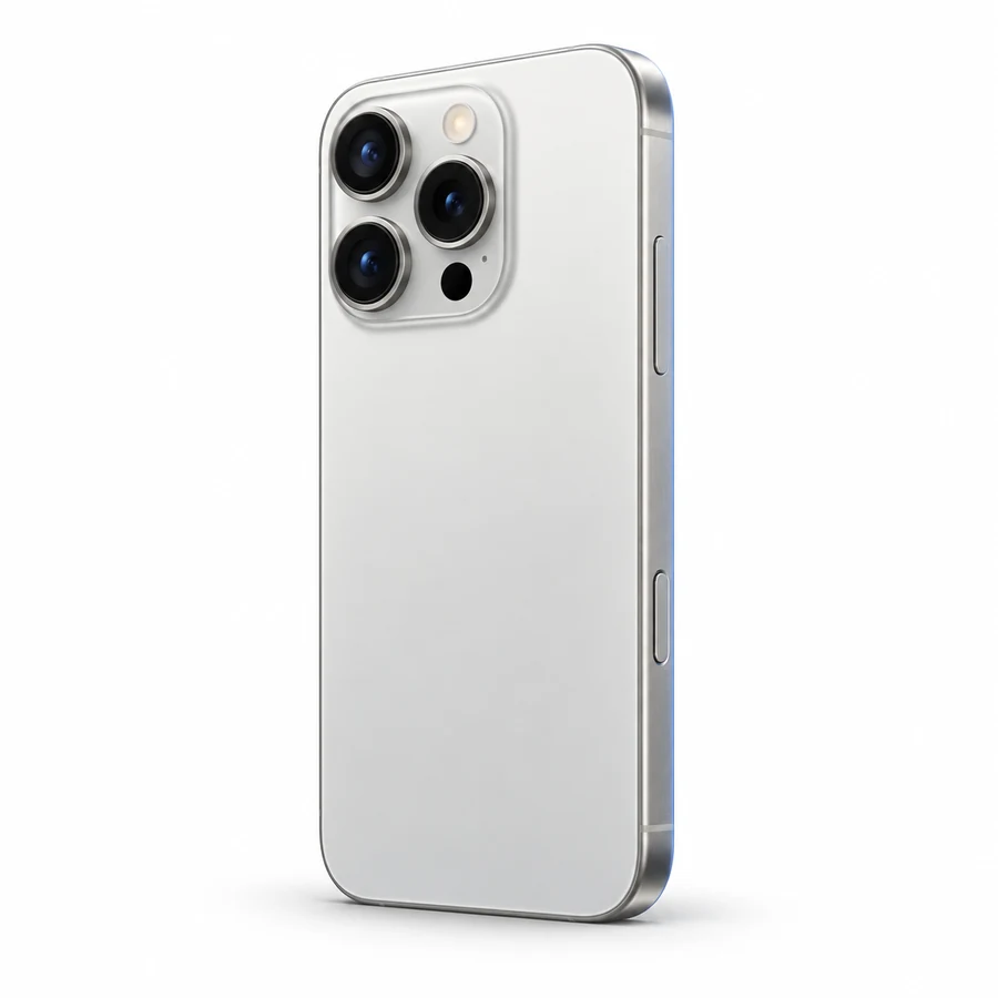 Gestileerde illustratie van iPhone 16 Pro