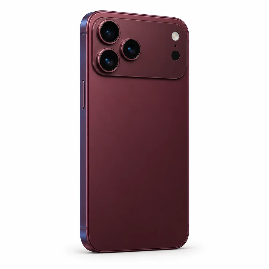 Gestileerde illustratie van iPhone 18 Pro Max
