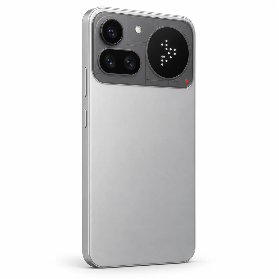Gestileerde illustratie van Nothing Phone (4a) Pro