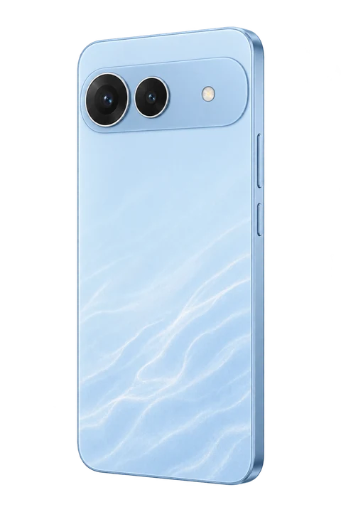 Gestileerde illustratie van OPPO A7 Pro 5G