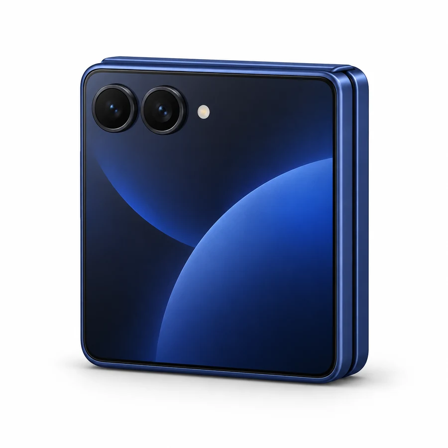 Gestileerde illustratie van Samsung Galaxy Z Flip7